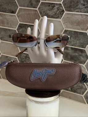 Maui Jim Men’s Marbleized Bronze KA’ ALA Sunglasses w/ HCL Bronze Polarized Lens